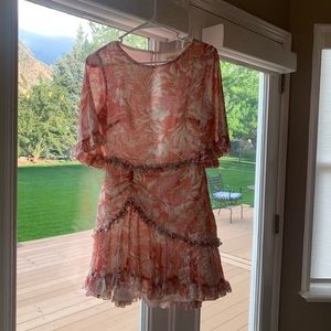 the prettiest dress ever!! size small, pink, girly, flirty, and so comfy.